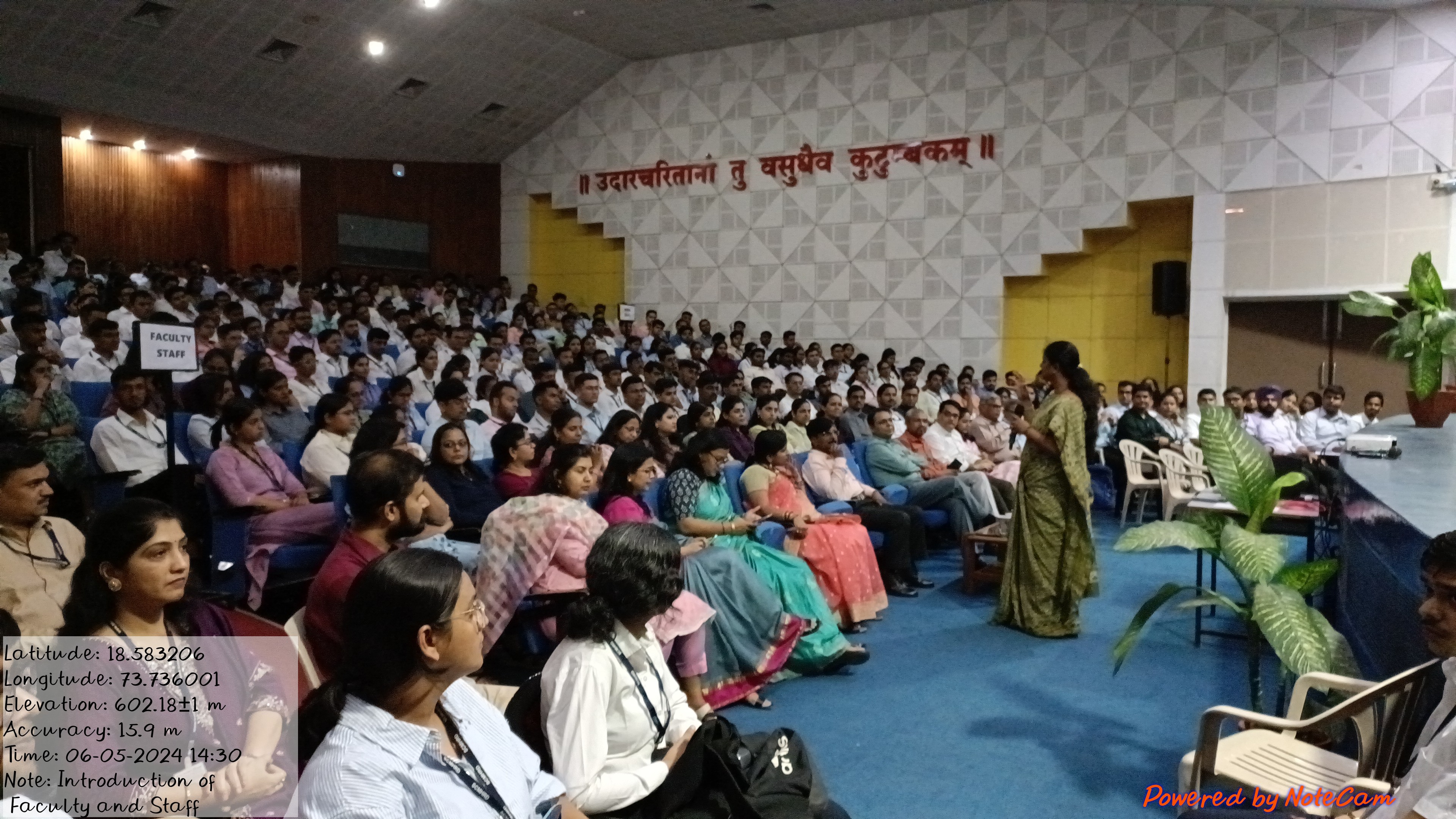 Introduction of Faculty and Staff by Director