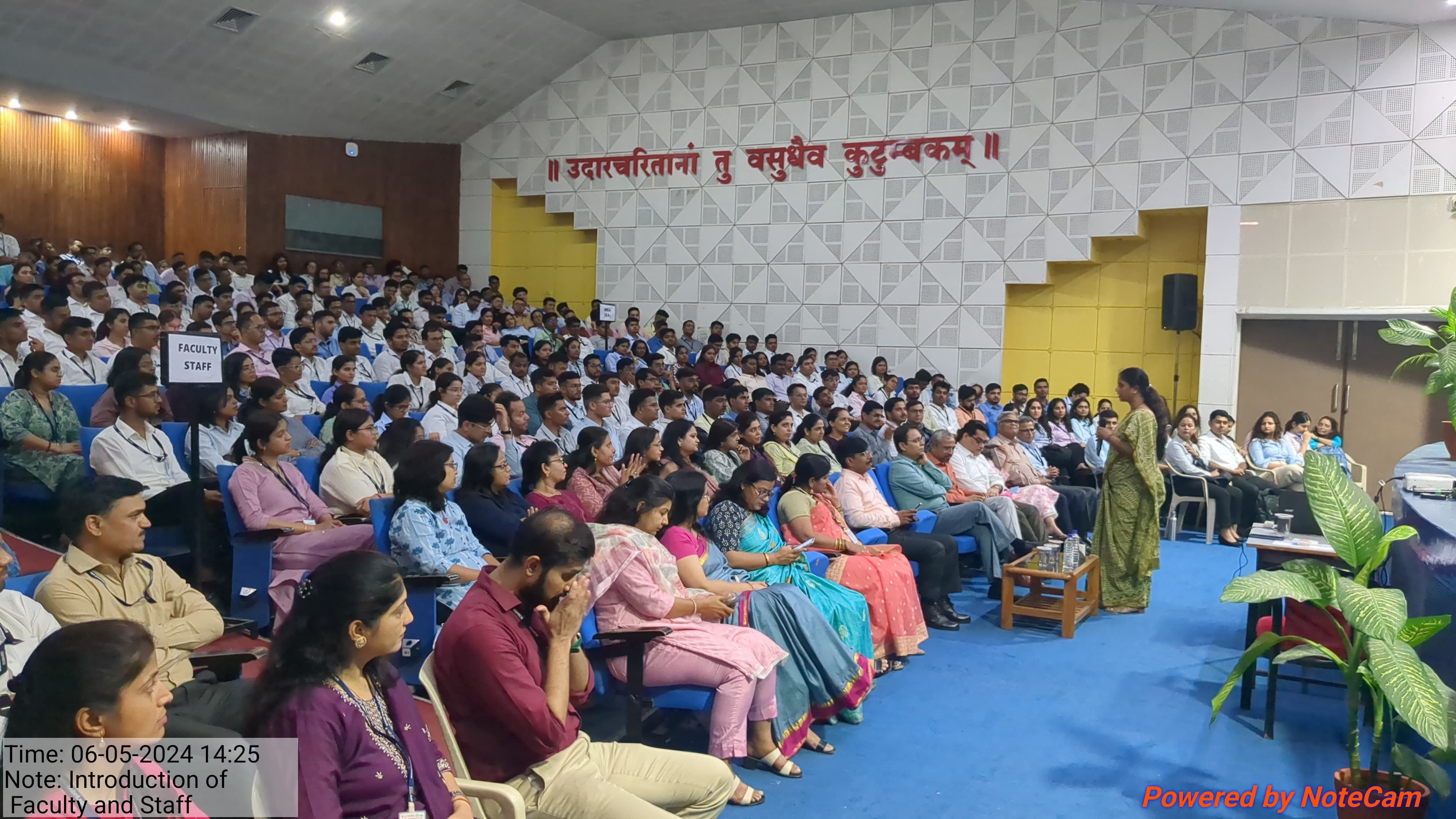 Introduction of Faculty and Staff by Director